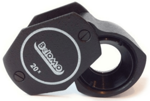 Lupa Belomo  Quadruplet 20x con  collar