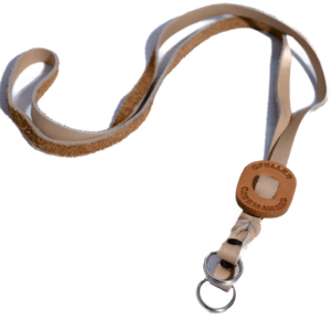 Collar cuero para  lupa anillo simple  GFELLER
