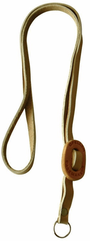 Collar cuero para  lupa anillo doble  GFELLER