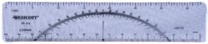 REGLILLA  PLÁSTICA PARA  MAPEO 1:250/1:1000 W-44