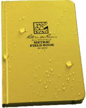 LIBRETA DE  CAMPO – RITE IN  THE RAIN – TAPAS  PLÁST. METRIC  FIELD 360