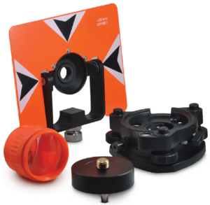 Kit Base  Nivelante  Conector Fijo y  Prisma Simple