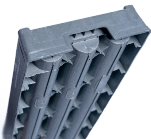 CAJA PLASTICA  PORTATESTIGOS  HQ 3 CANALES