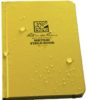 LIBRETA DE  CAMPO – RITE IN  THE RAIN – TAPAS  PLÁST. TRANSIT